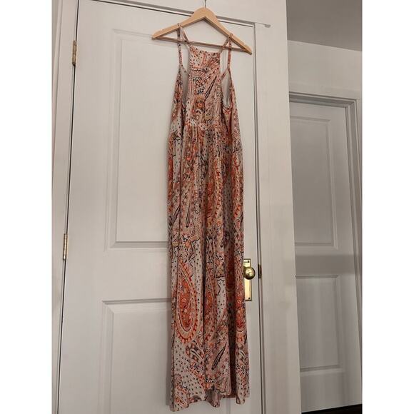 Old Navy Floral Paisley Maxi Dress Women’s 2X Sleeveless Cottagecore Scoop Neck - Picture 8 of 9